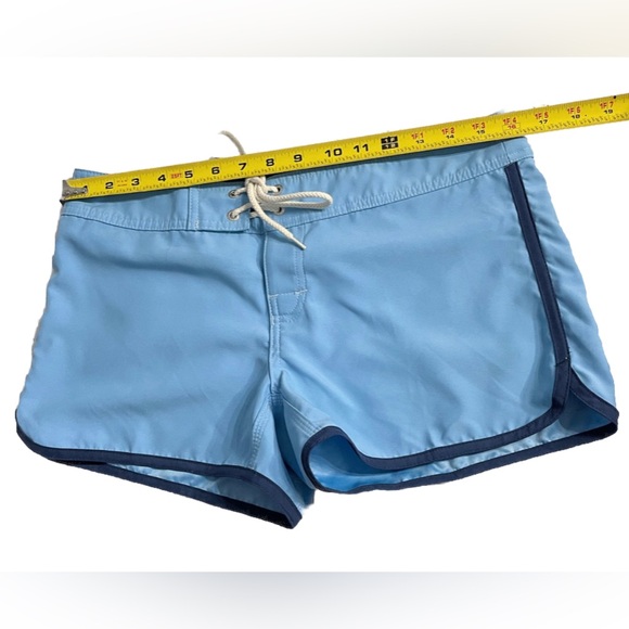 Greenlines Board Shorts Womens 4 Aruba Blue 100% Recycled Polyester 3” Inseam - Picture 4 of 7